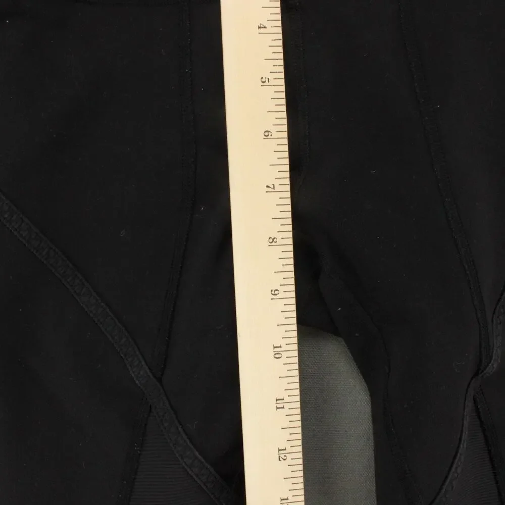 Lululemon Black Cropped Leggings Womens 8 Athletic Capris - Picture 3 of 8